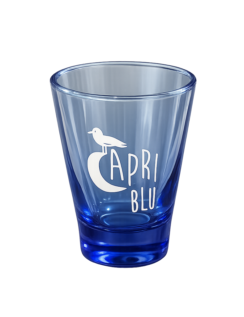 Bicchierino Capri Blu in vetro