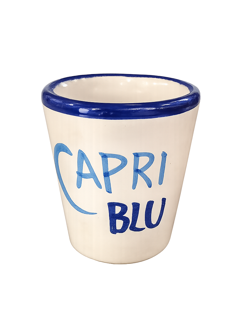 Bicchierino Capri Blu in ceramica